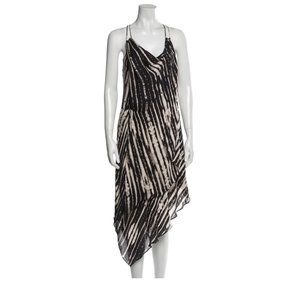 Haute Hippie sleeveless silk midi dress (Size S)